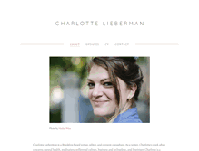 Tablet Screenshot of charlottelieberman.com